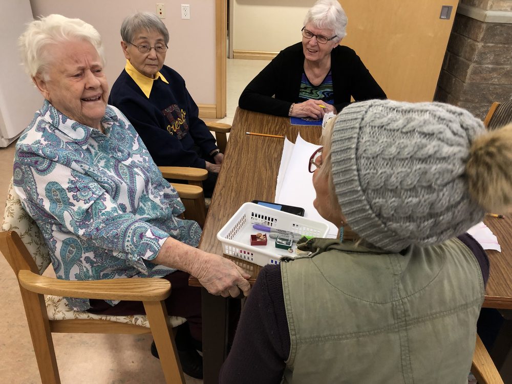 Interviewing founding members