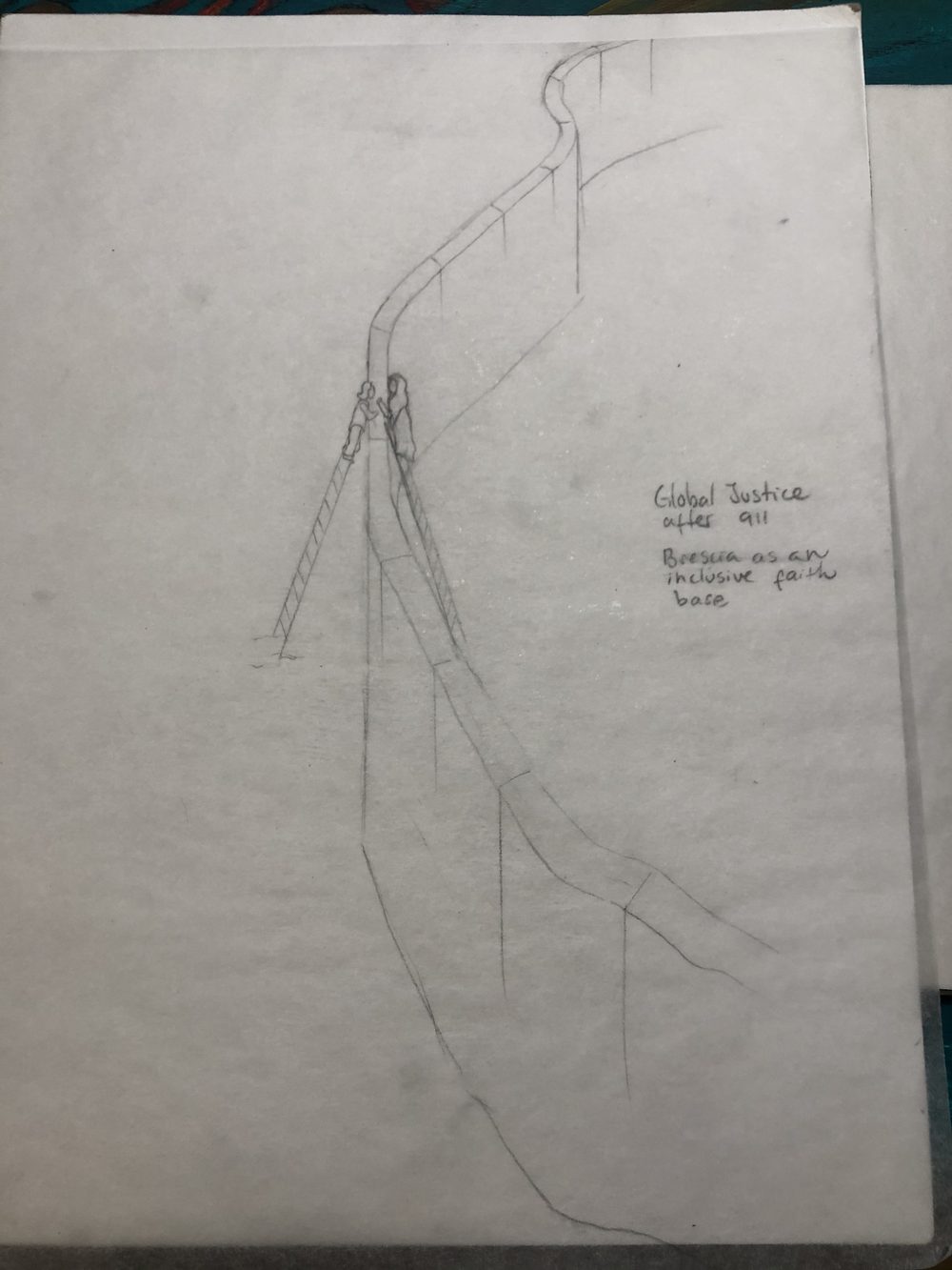 A sketch drawn from community stories
